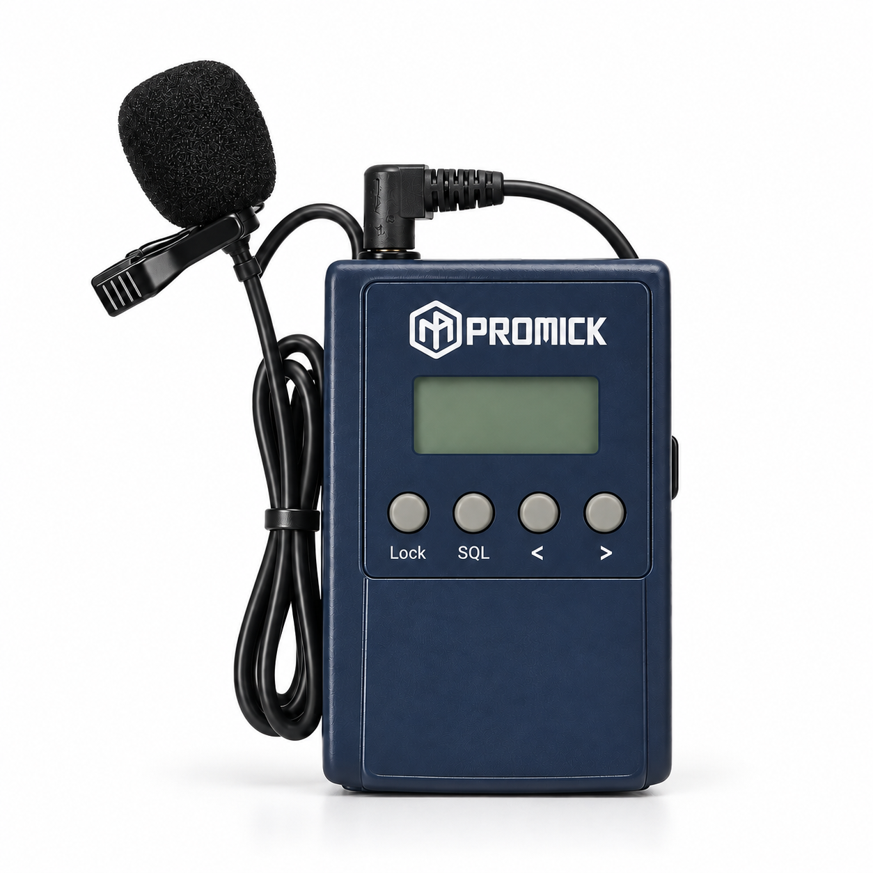 Receiver interpreter dengan mikrofon clip-on